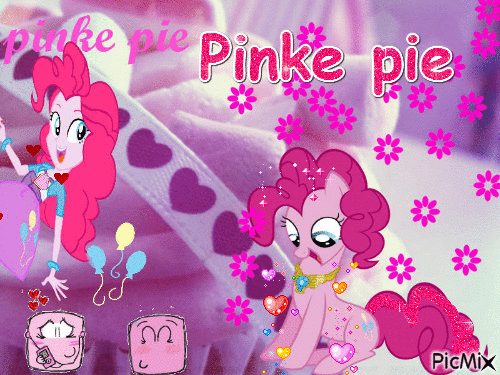 pinke pie - GIF animasi gratis