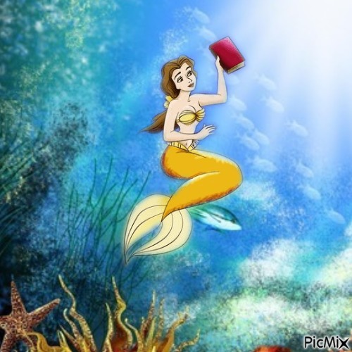 Mermaid Belle (my 2,785th PicMix) - png grátis