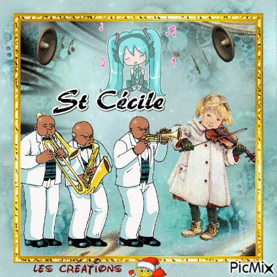 St Cécile - 無料のアニメーション GIF