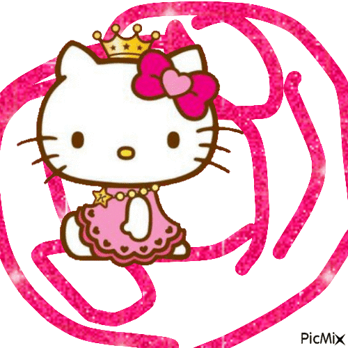 Dessin kitty - GIF animate gratis