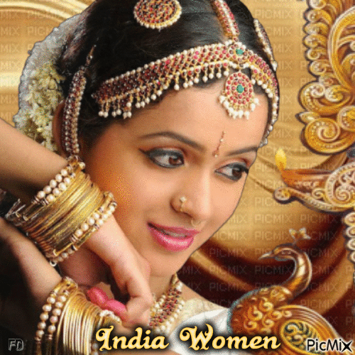 Indische Frau - Besplatni animirani GIF