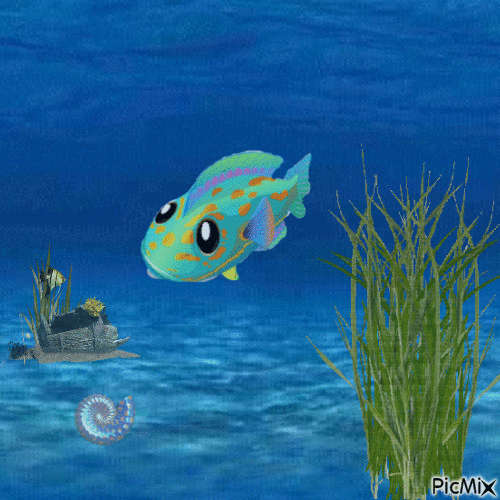 Under The Sea - Безплатен анимиран GIF