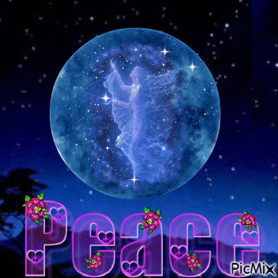 peace - GIF animado grátis