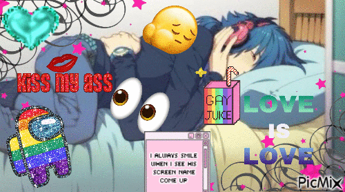 Aoba Gets Sent to Meme Hell - Gratis animeret GIF