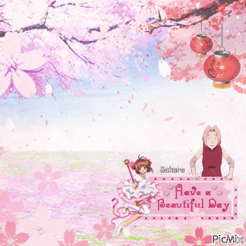 Sakura - GIF animado gratis