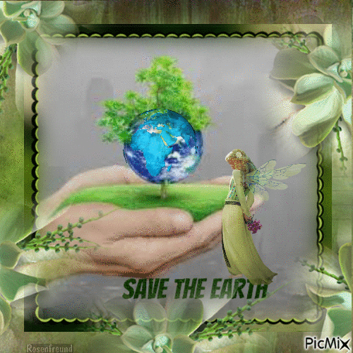 Save the Earth - GIF animasi gratis