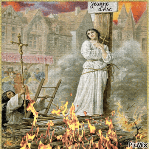 Jeanne d'Arc. - Animovaný GIF zadarmo