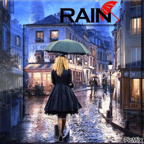 ☆☆   THE RAIN ☆☆ - GIF animé gratuit