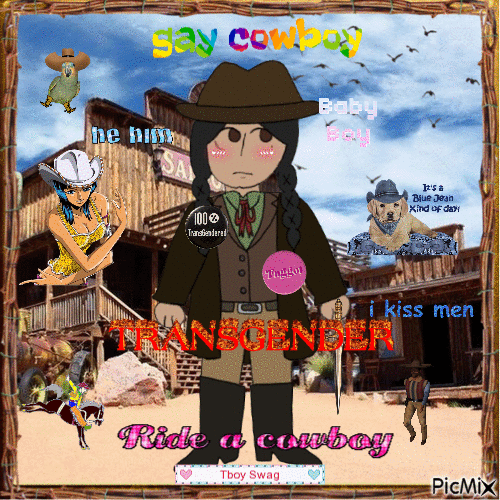 i wanna be a cowboy baybeeeee - Gratis geanimeerde GIF