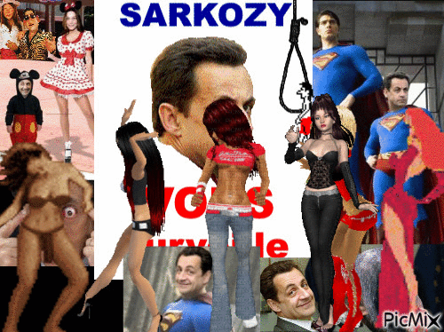Les Sarkozezettes - 無料のアニメーション GIF