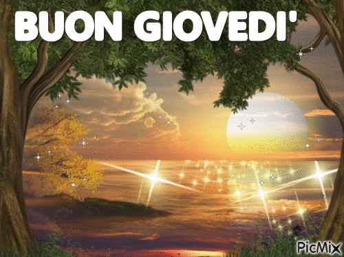 BUON GIOVEDI' - Darmowy animowany GIF