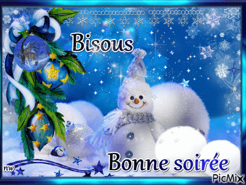 Bonhomme de neige - Bezmaksas animēts GIF