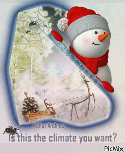 Ezt az éghajlatot akarod? Ez a klíma kell neked? - GIF animado gratis