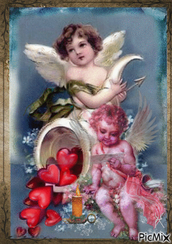 Los angeles del amor - Бесплатни анимирани ГИФ