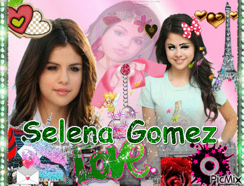 Selena Gomez 1 - GIF animé gratuit