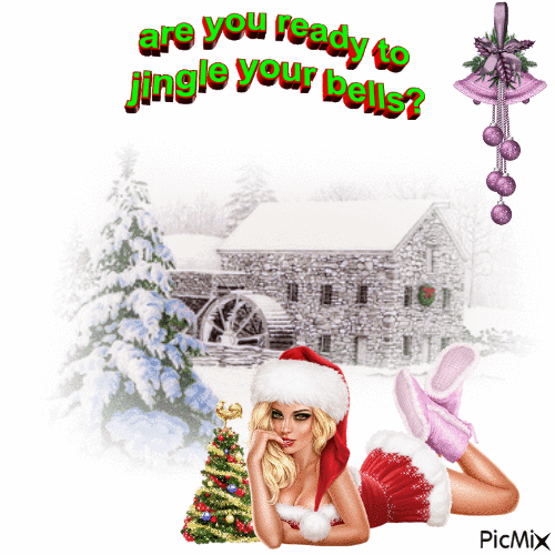 Are You Ready To Jingle Your Bells - GIF animé gratuit
