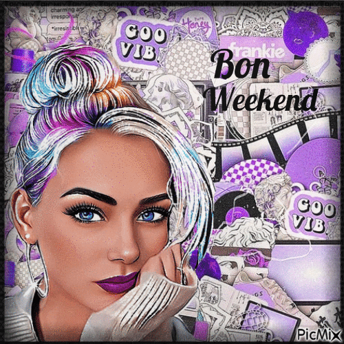 Bon Weekend - Bezmaksas animēts GIF