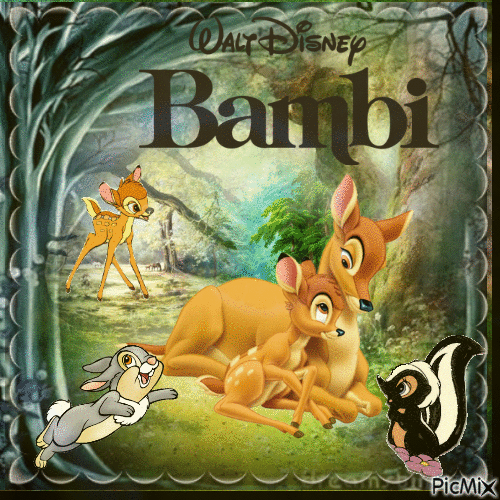Bambi - Безплатен анимиран GIF