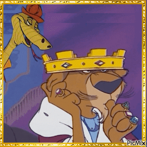 John herceg szopja a hüvelykujját, és Sir Hiss - Animovaný GIF zadarmo