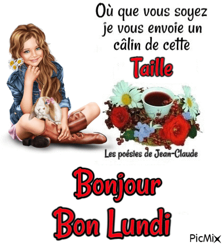 Bonjour - Бесплатный анимированный гифка