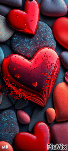 De corazones - Безплатен анимиран GIF