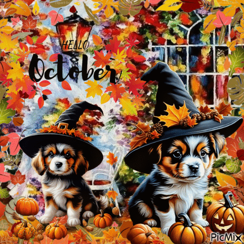 chien d'automne - Ingyenes animált GIF