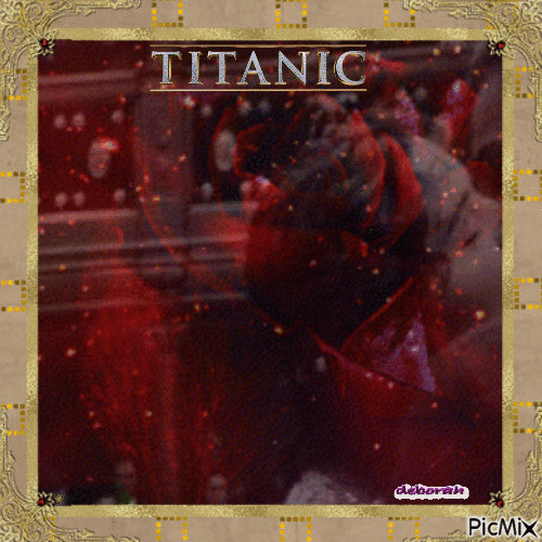 Jack and Rose Titanic - Free animated GIF
