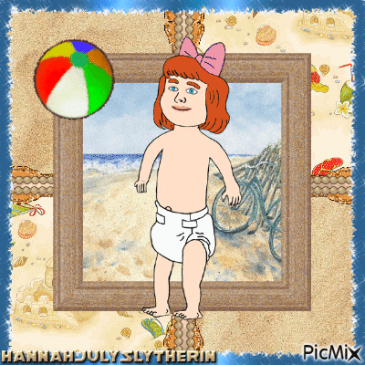 {♣}Baby's going to have a fun day at the beach{♣} - GIF animasi gratis