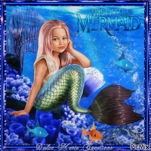 The little mermaid...April 2018 - Бесплатный анимированный гифка