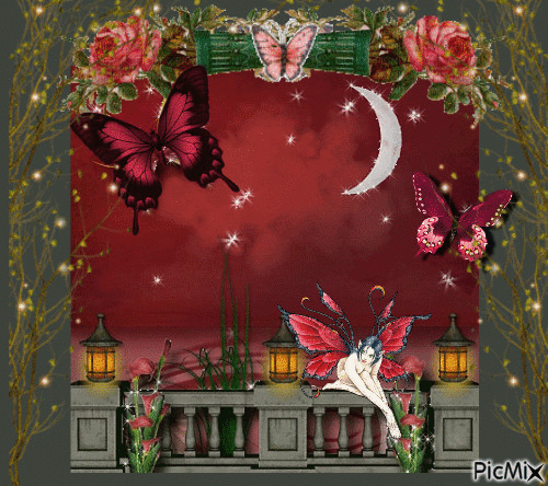 Good night, time to rest our wings - Ücretsiz animasyonlu GIF