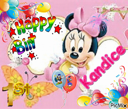 happy birthday  kandice - Darmowy animowany GIF