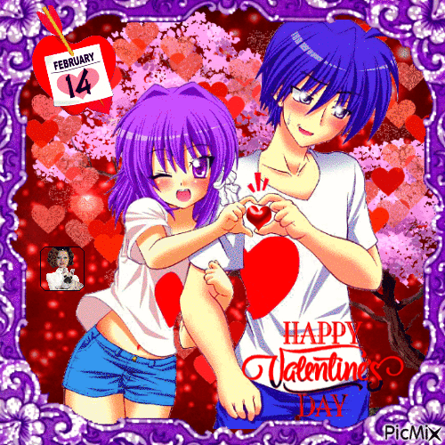 Saint Valentin - Manga - GIF เคลื่อนไหวฟรี