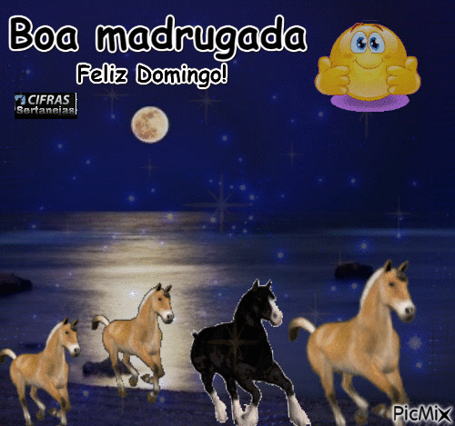 Boa madrugada - Animovaný GIF zadarmo