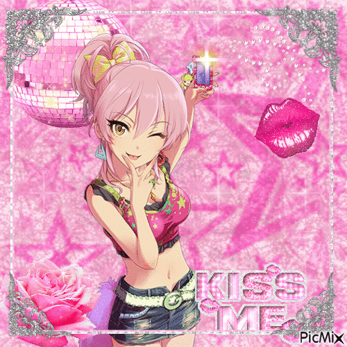 pink mika <3 - 免费动画 GIF