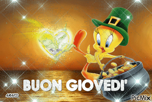 BUON GIOVEDI' - Zdarma animovaný GIF