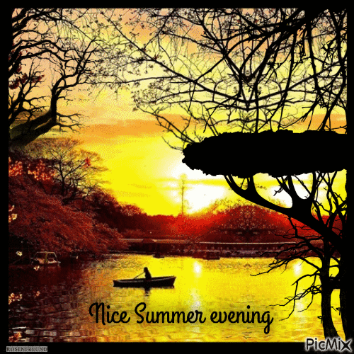 Nice Summer evening - Animovaný GIF zadarmo