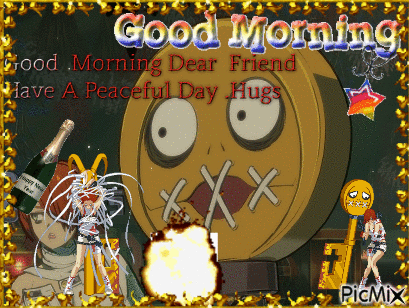 Paracelsus Guilty Gear Good Morning - GIF animado gratis