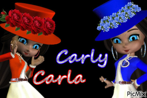Carly et Carla - Nemokamas animacinis gif