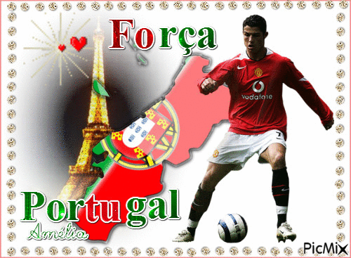 Força Portugal - GIF animado gratis