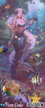 Mermaid - Бесплатный анимированный гифка