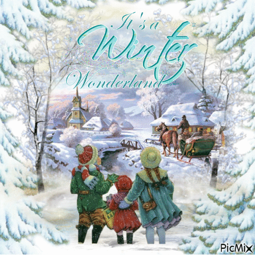 Winter Wunderland - Ilmainen animoitu GIF