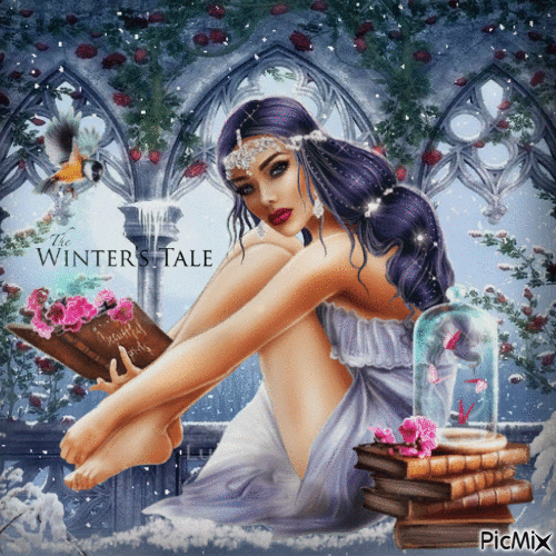 winter fantasy - GIF animé gratuit