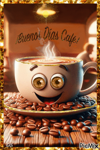 Buenos Días Café - Free animated GIF