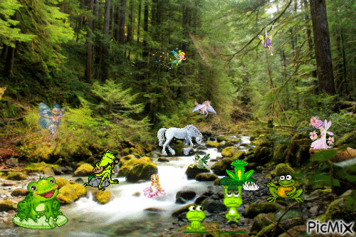 La Forêt Imaginaire - Gratis animerad GIF