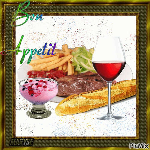 bon appetit - Бесплатни анимирани ГИФ