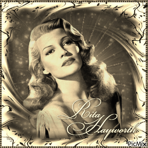 Rita Hayworth - GIF เคลื่อนไหวฟรี