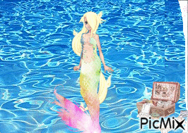 sirene magique magnifique belle humaine - Darmowy animowany GIF