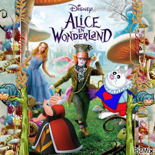 Alice Csodaországban #2 - Zdarma animovaný GIF