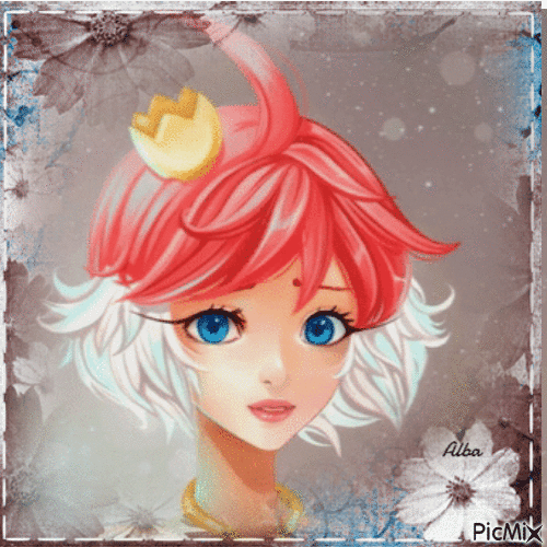 Reina de las flores - Darmowy animowany GIF