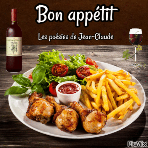 Bon appétit - Nemokamas animacinis gif